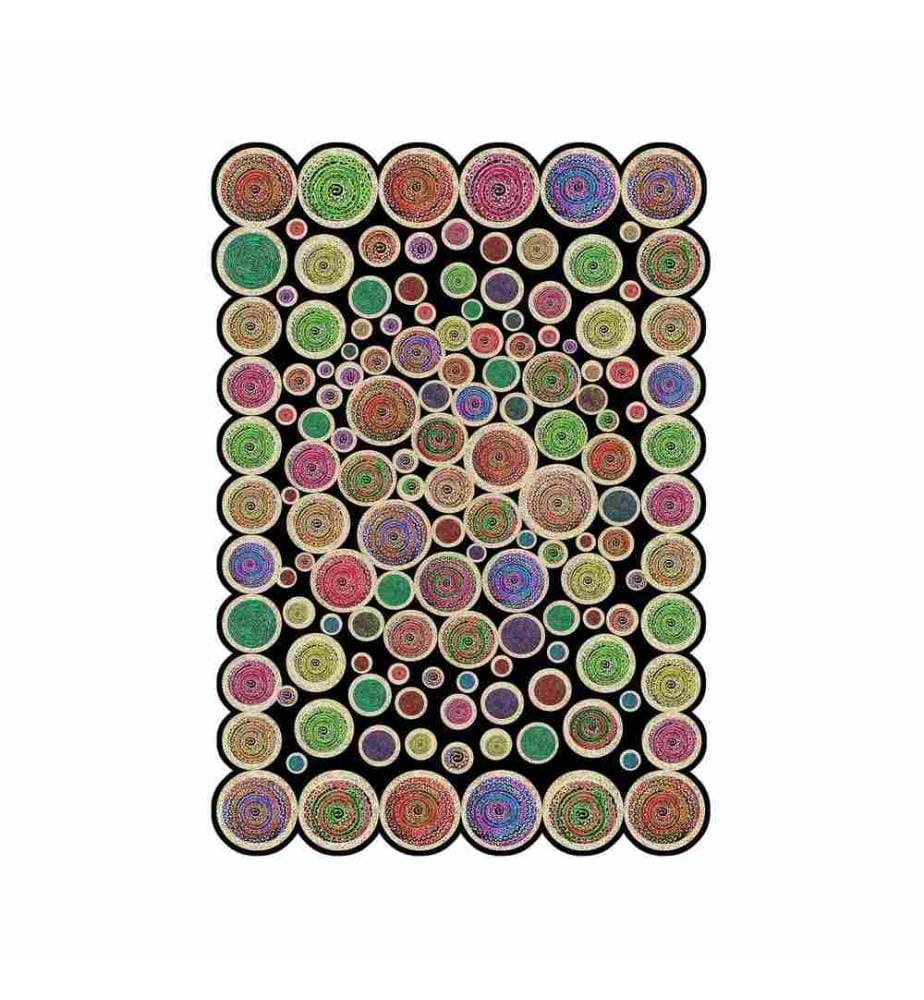 Teppich, Mehrfarbig, 100% Polyester, 120 x 180 cm