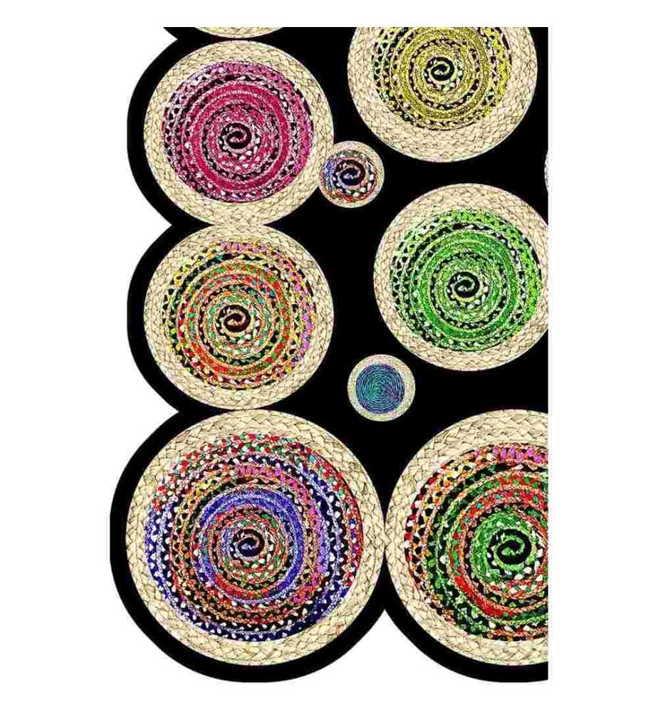 Teppich, Mehrfarbig, 100% Polyester, 120 x 180 cm
