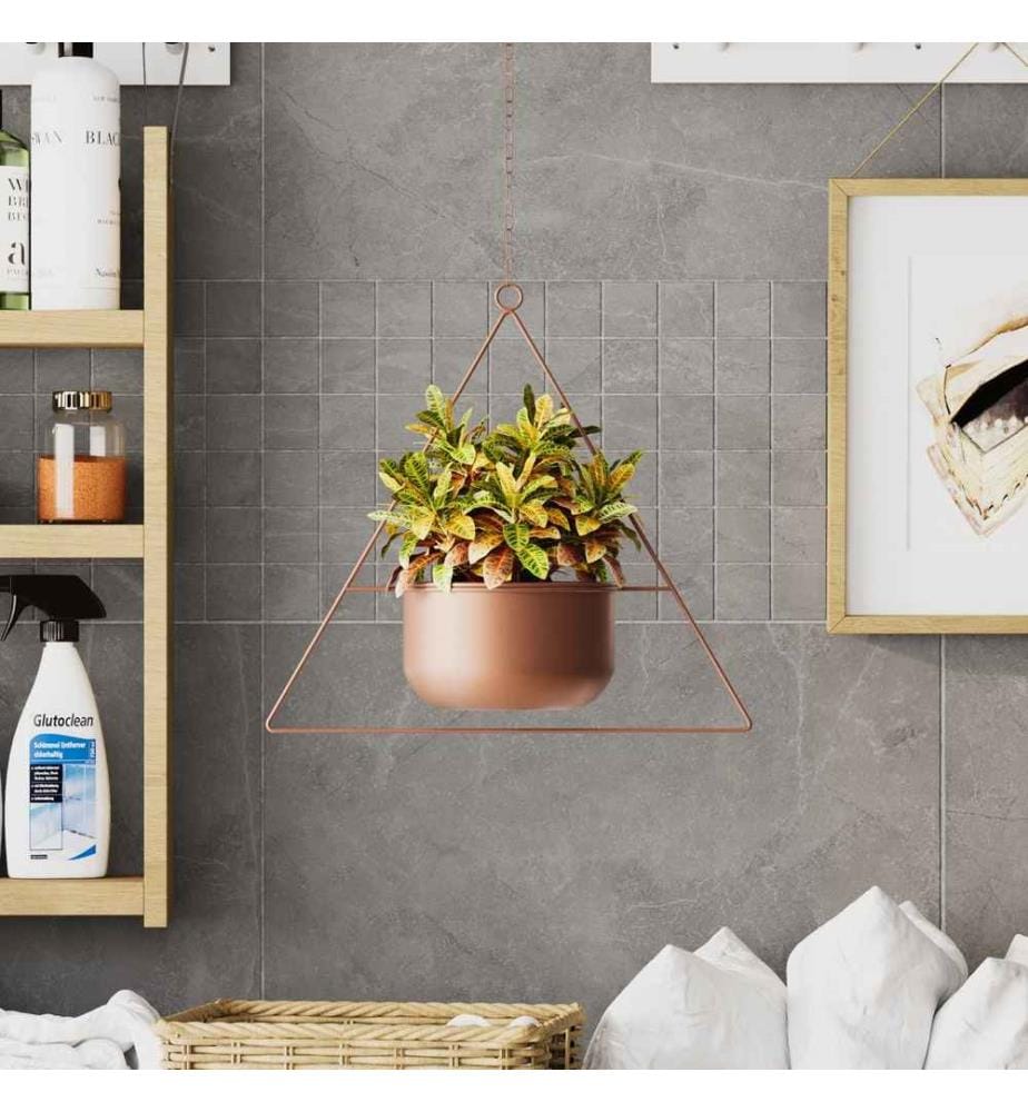 Pot décoratif, cuivre, 100% métal
