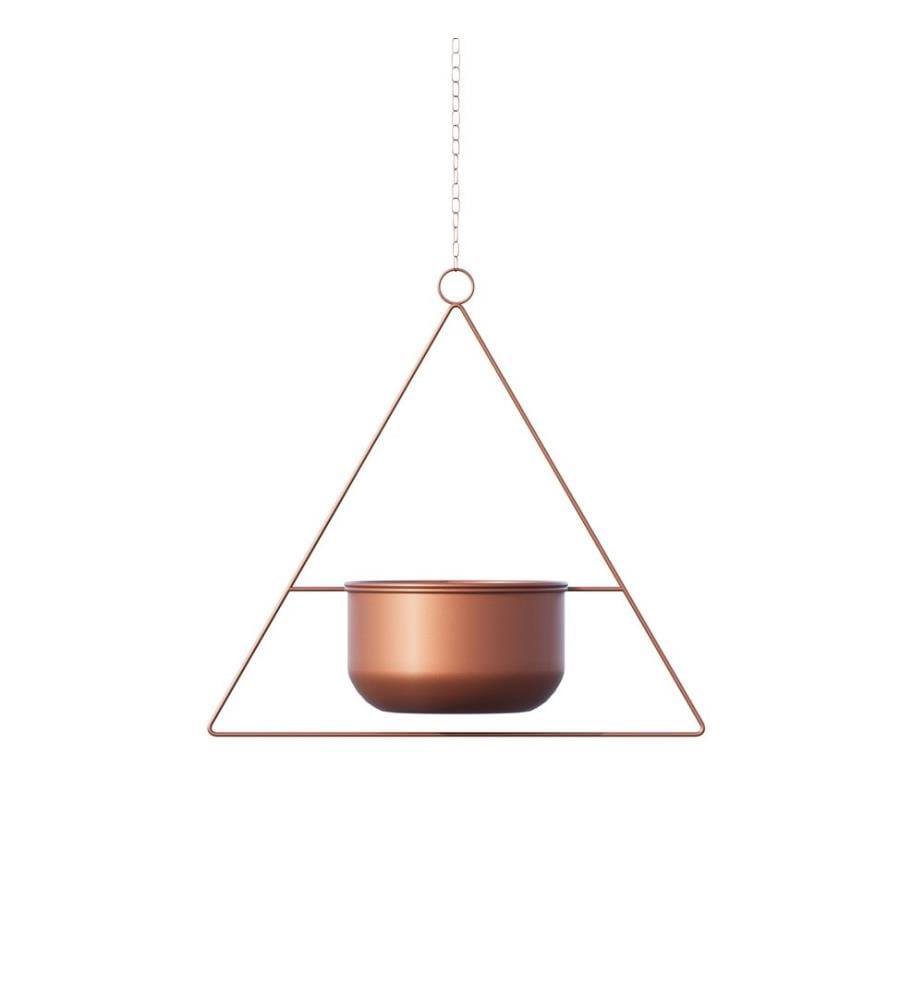 Pot décoratif, cuivre, 100% métal