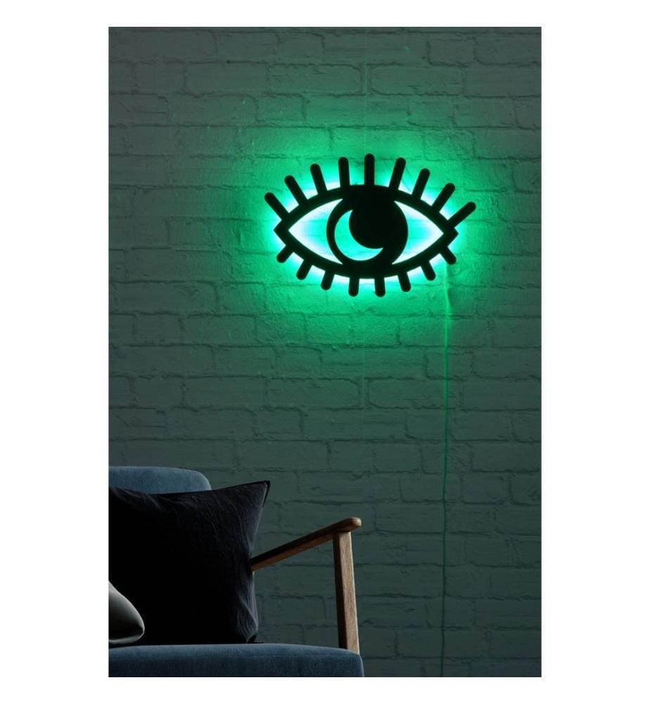 Decorative Led Lighting, Green, Black MDF Board Base, 60 Leds-M Led Stripes