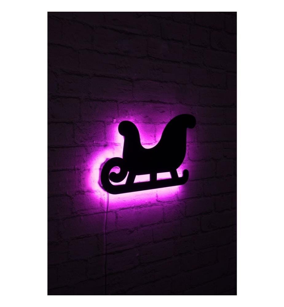 Decorative Led Lighting, Pink, Black MDF Board Base, 60 Leds-M Led Stripes