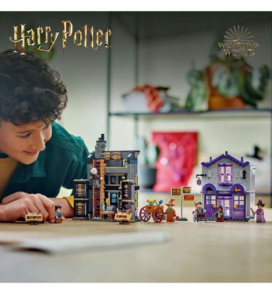 LEGO 76439 - Ollivander et Madame Guipure, prêt-à-porter pour mages et sorciers