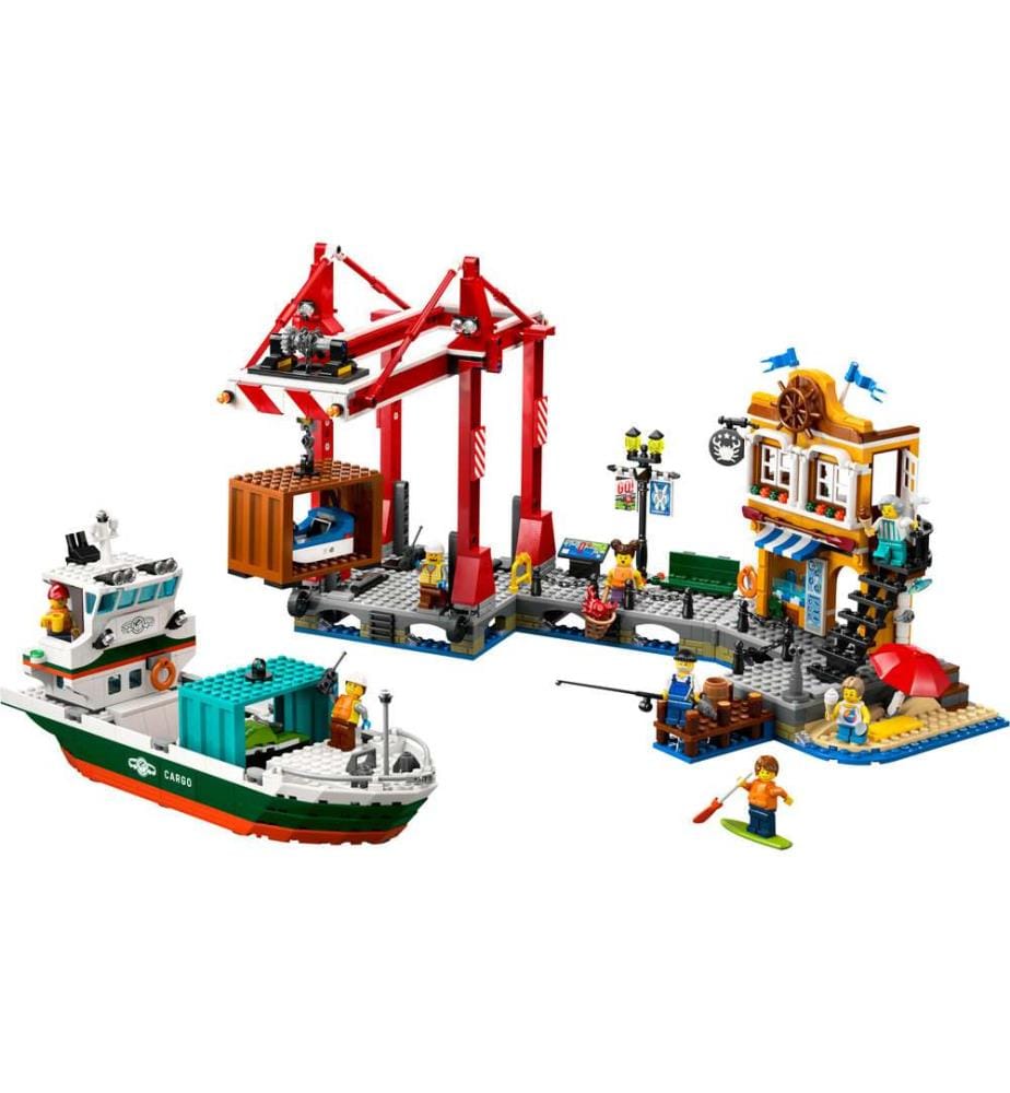 LEGO 60422 - Hafen mit Frachtschiff