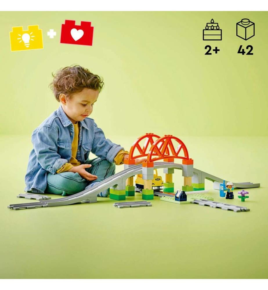 LEGO 10426 - Set d'extension : Les rails et le pont du train
