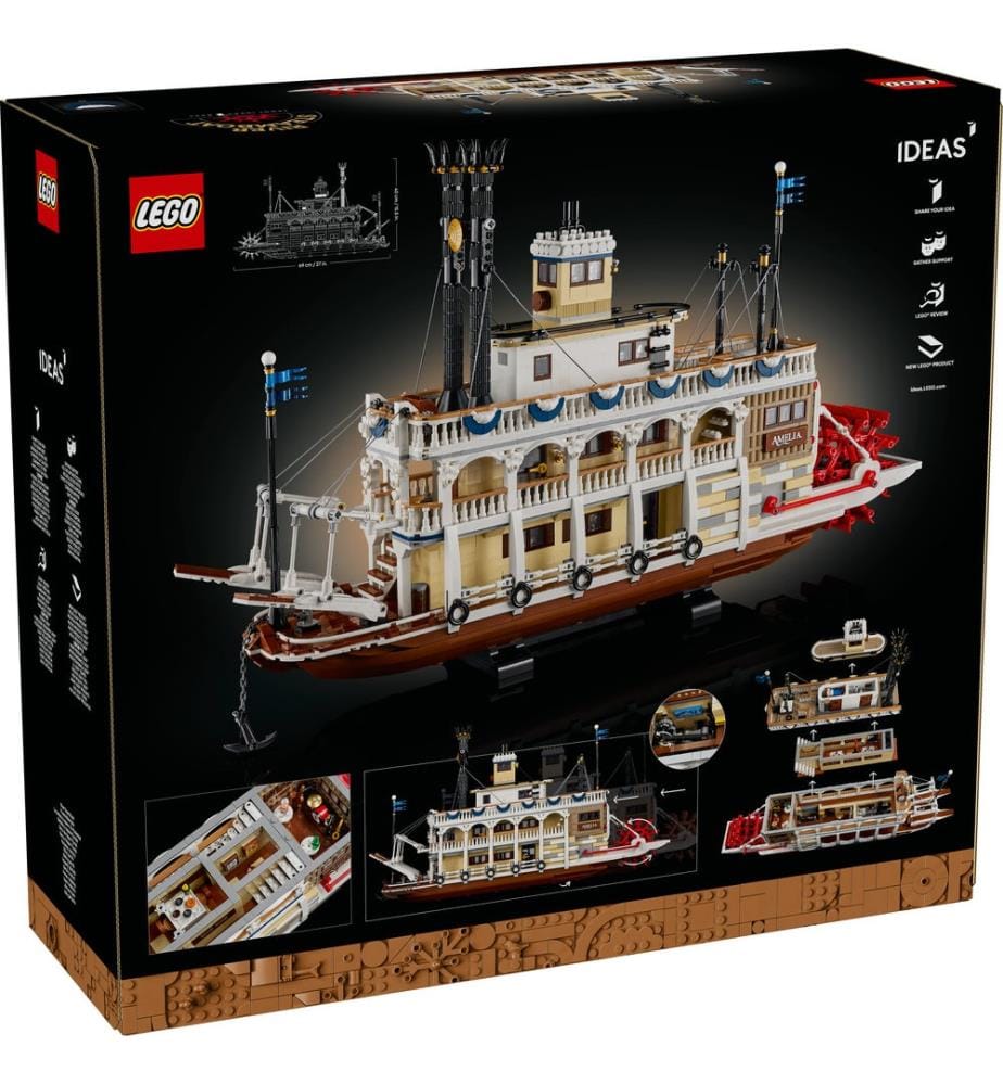 LEGO 21356 - Le bateau à vapeur du Mississippi