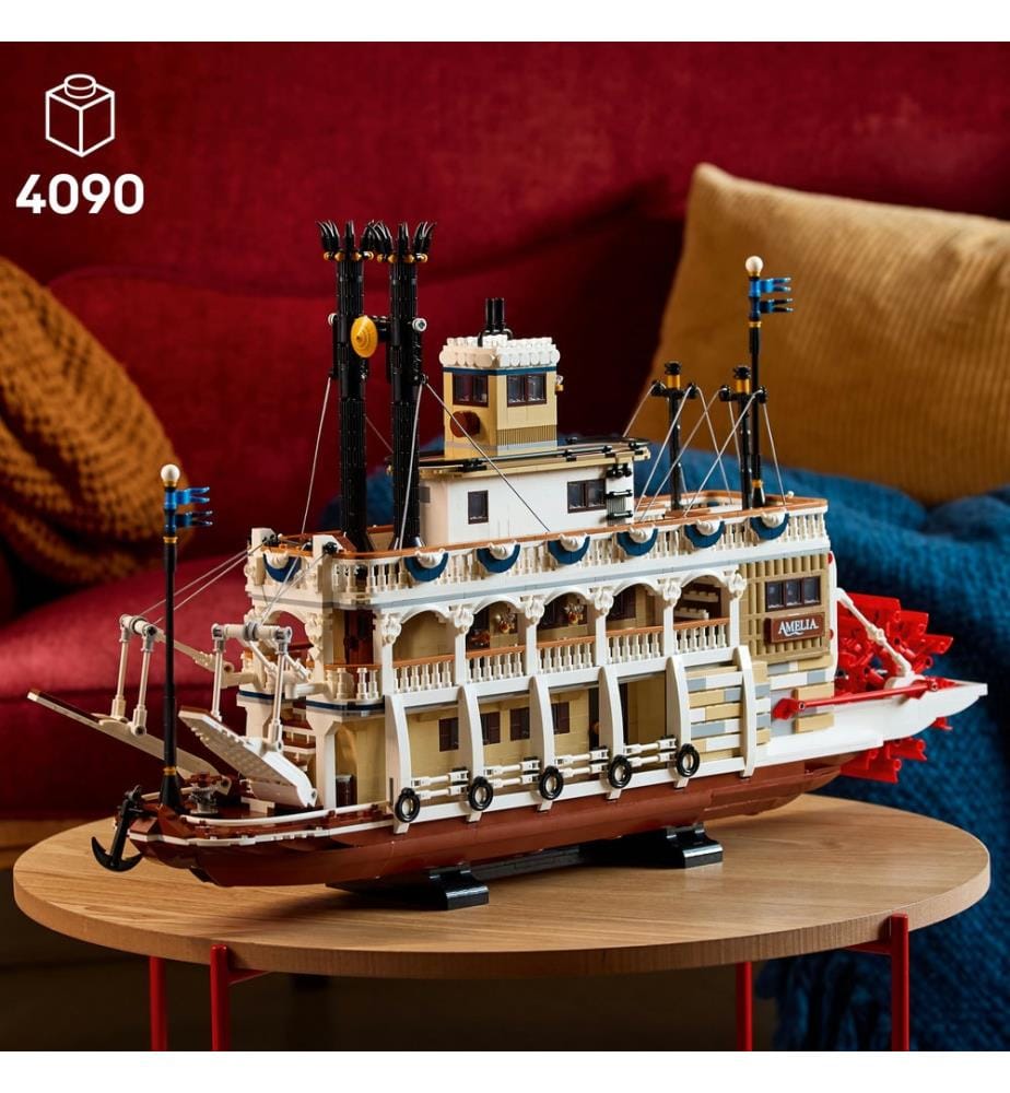 LEGO 21356 - Le bateau à vapeur du Mississippi