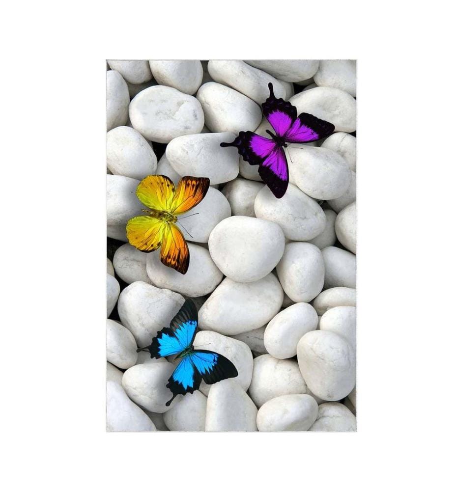 Bathmat Set, 2 Pieces, Multicolor, Polyester, 850 gr-m²