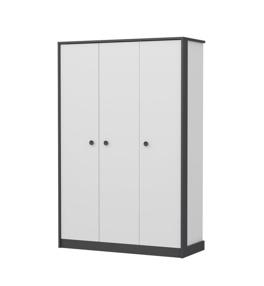 Armoire, blanc anthracite, panneau de particules mélaminé