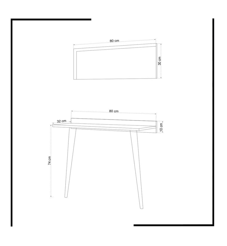 Buffet, blanc, panneau de particules mélaminé
