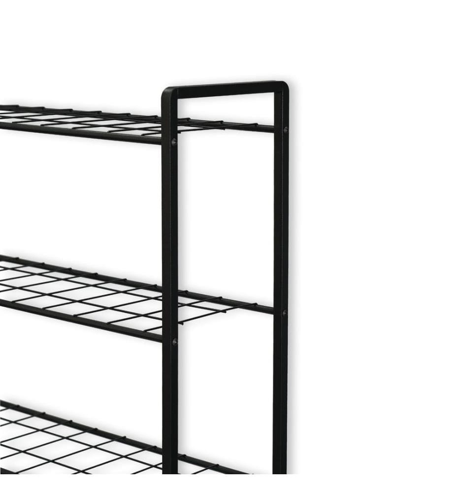 Armoire pour lave-linge, noir, cadre : 100% métal
