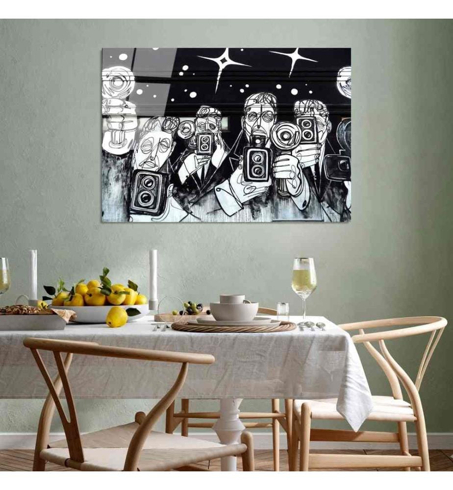 Decorative Tempered Glass Painting, Multicolor, 100% Tempered Glass