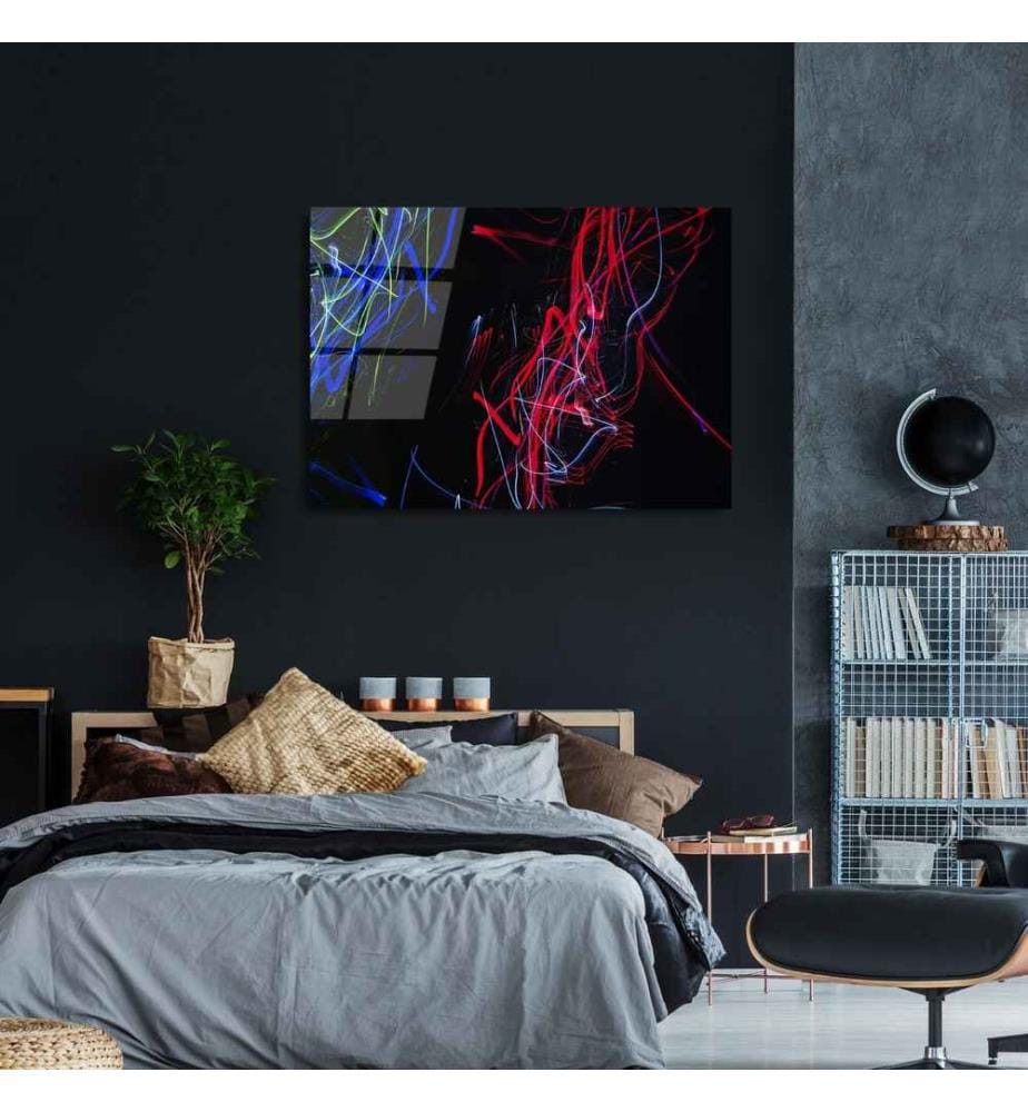 Decorative Tempered Glass Painting, Multicolor, 100% Tempered Glass