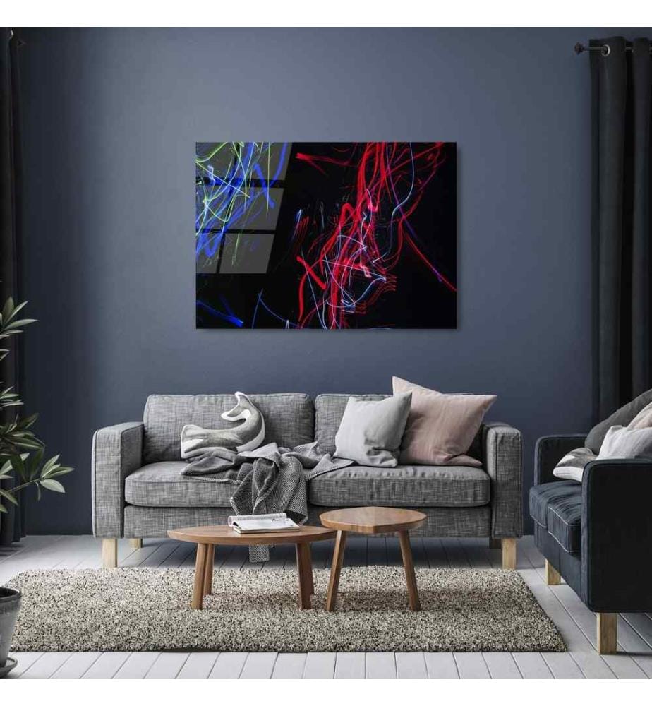 Decorative Tempered Glass Painting, Multicolor, 100% Tempered Glass