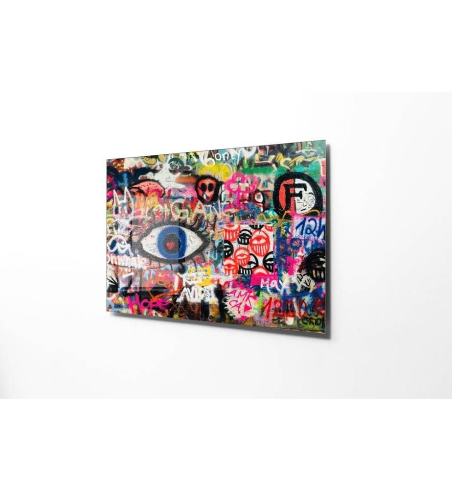 Pittura decorativa in vetro temperato, Multicolore, 100% vetro temperato