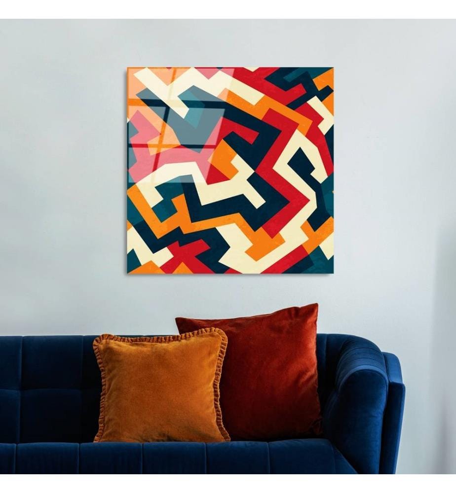 Pittura decorativa in vetro temperato, Multicolore, 100% vetro temperato