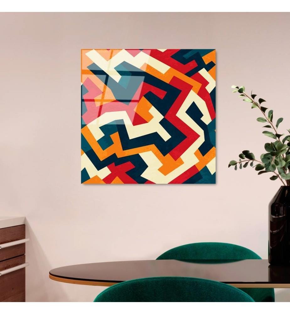 Pittura decorativa in vetro temperato, Multicolore, 100% vetro temperato