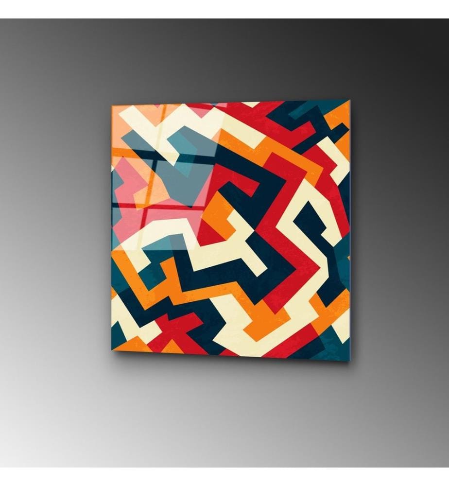 Pittura decorativa in vetro temperato, Multicolore, 100% vetro temperato