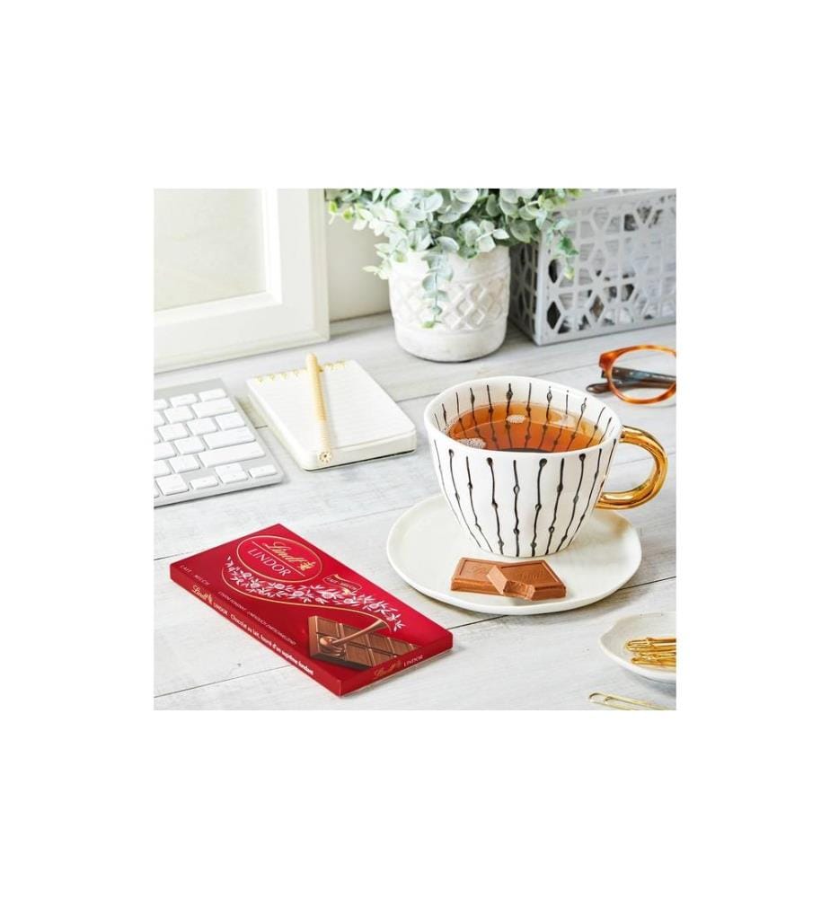 LINDT - Tablette de chocolat Lait Lindor 100 g