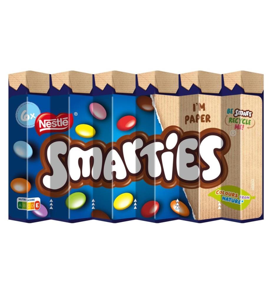 Nestlé Snacks - Chocolat Smarties 6 x 34 g Nestlé | DeinDeal