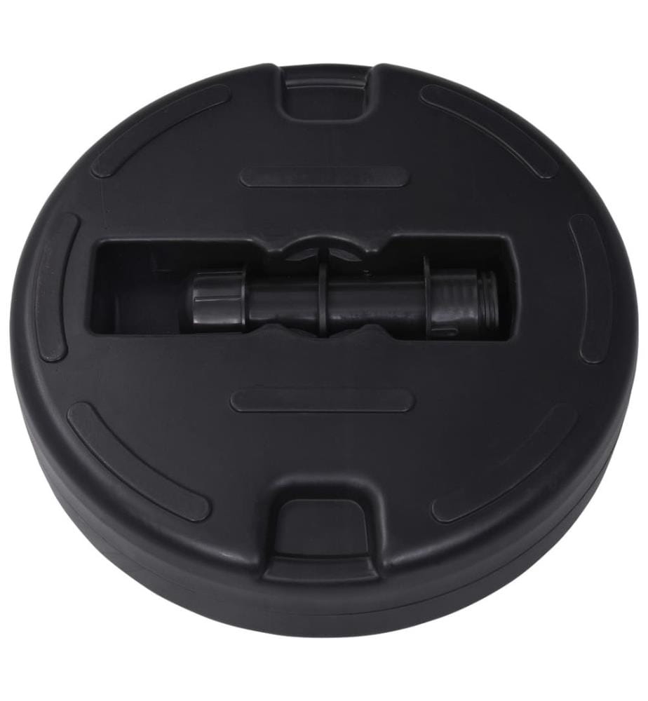 Sonnenschirmständer Sand/Wasser 24 L Schwarz
