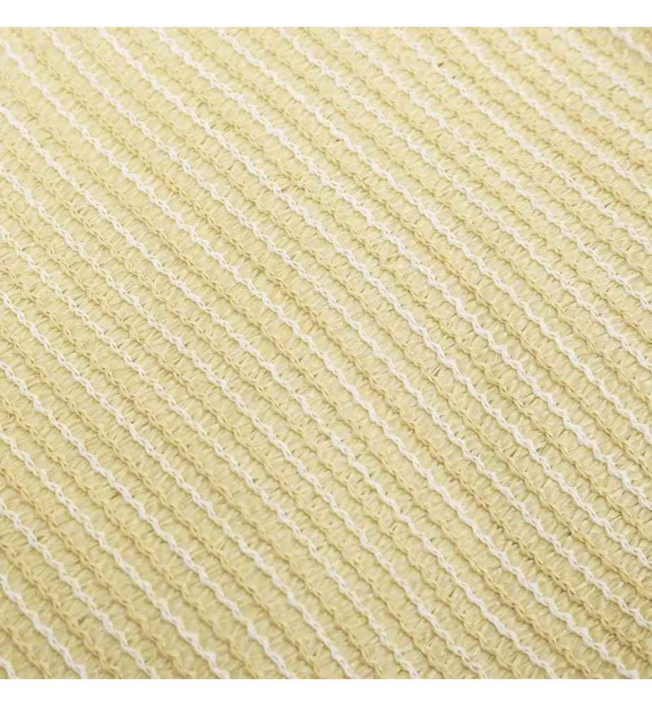 Voile d'ombrage 160 g/m² Beige 2,5x4 m PEHD