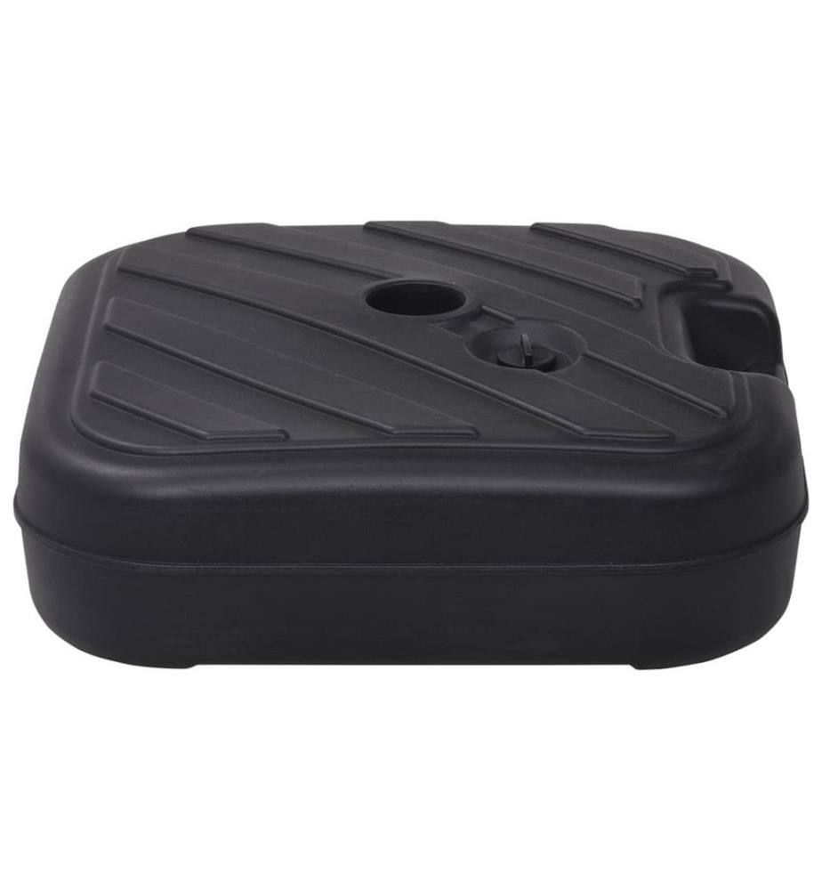 Sonnenschirmständer Sand/Wasser 24 L Schwarz