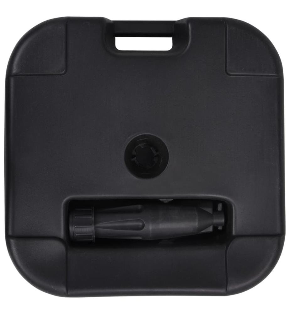 Sonnenschirmständer Sand/Wasser 24 L Schwarz