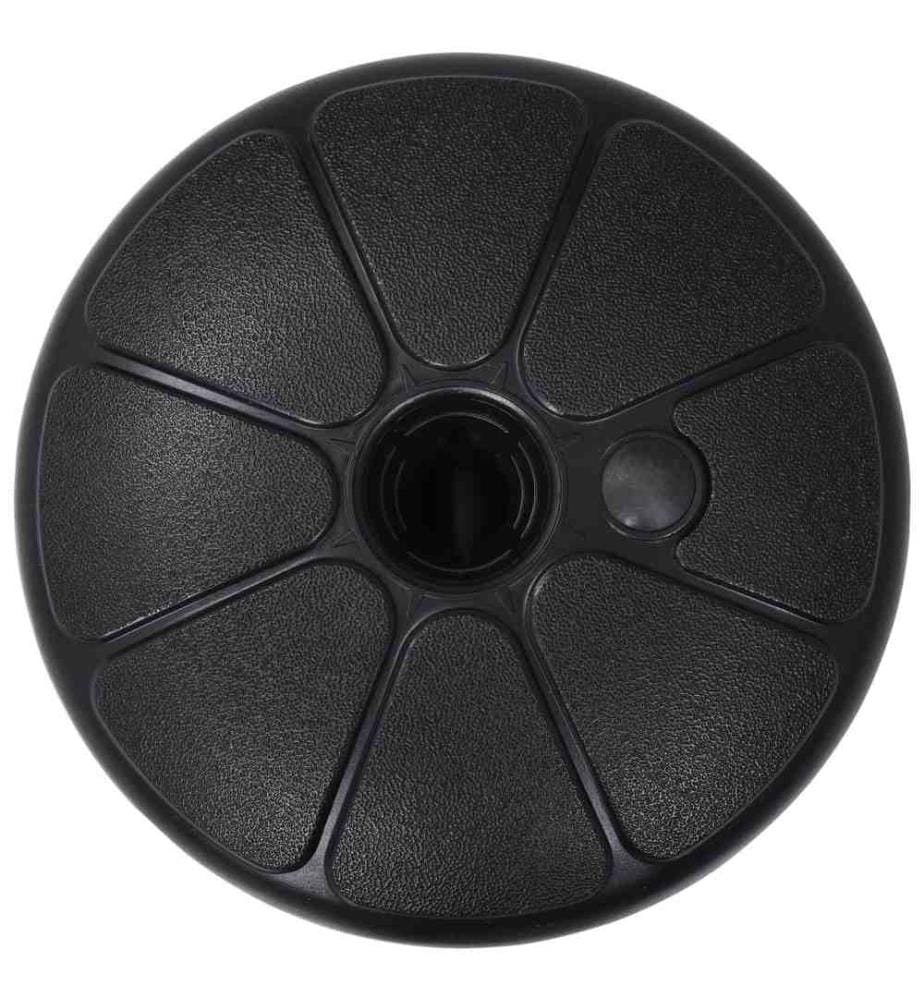 Sonnenschirmständer Sand/Wasser 15 L Schwarz