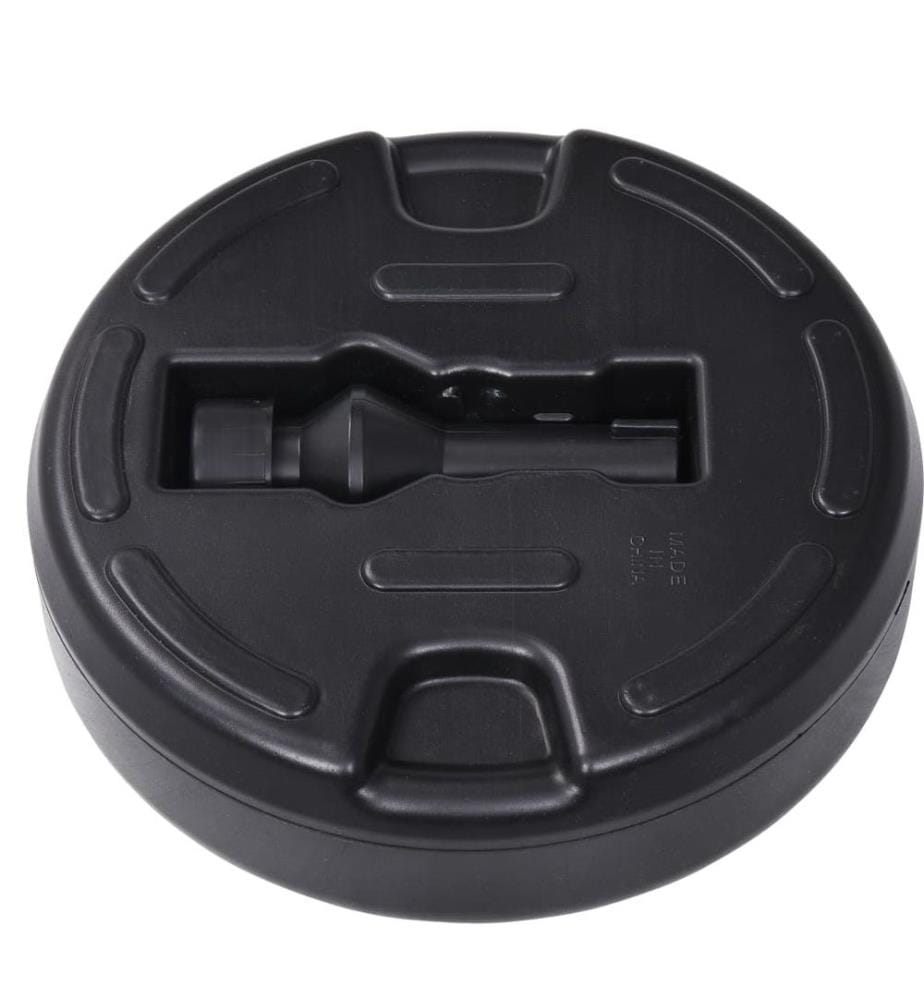 Sonnenschirmständer Sand/Wasser 15 L Schwarz