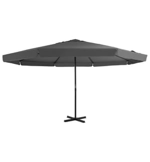 Sonnenschirm mit Aluminium-Mast 500 cm Anthrazit