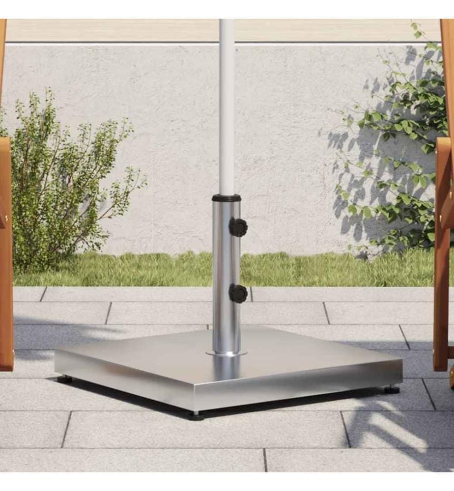 Base de parasol pour mâts Ø32/38/48 mm 28 kg carré