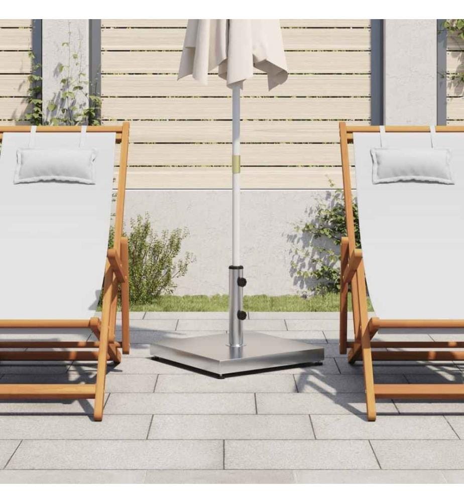 Base de parasol pour mâts Ø32/38/48 mm 28 kg carré
