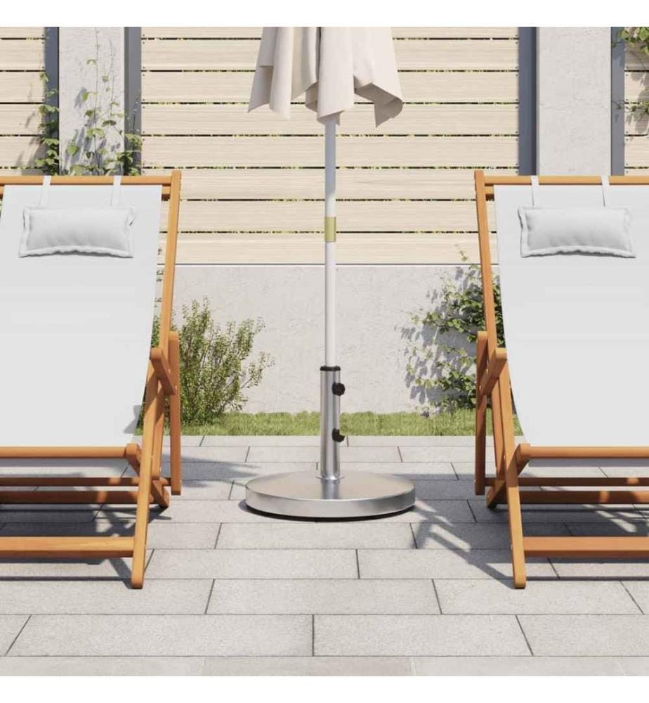 Base de parasol pour mâts Ø32/38/48 mm 25 kg rond