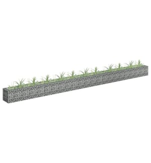 Gabionen-Hochbeet Verzinkter Stahl 450×30×30 cm