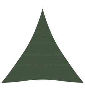 Voile d'ombrage 160 g/m² Vert foncé 5x6x6 m PEHD