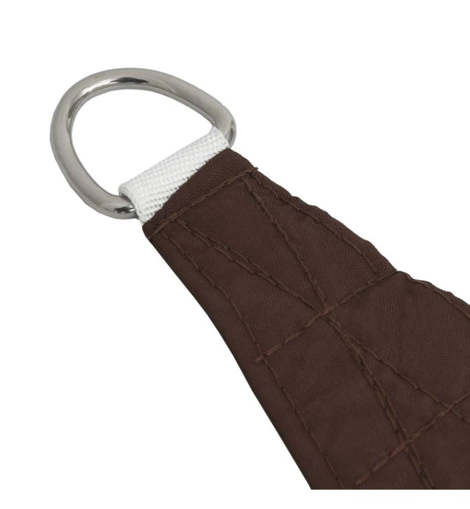 Sonnensegel Oxford-Gewebe Dreieckig 5x5x6 m Braun