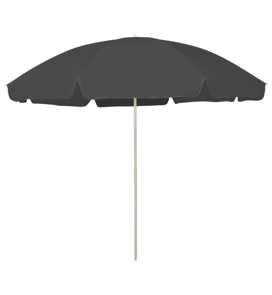 Strandschirm Anthrazit 300 cm