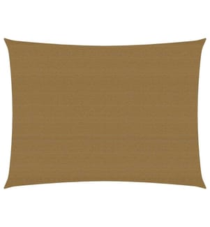 Sonnensegel 160 g/m² Taupe 3x4,5 m HDPE