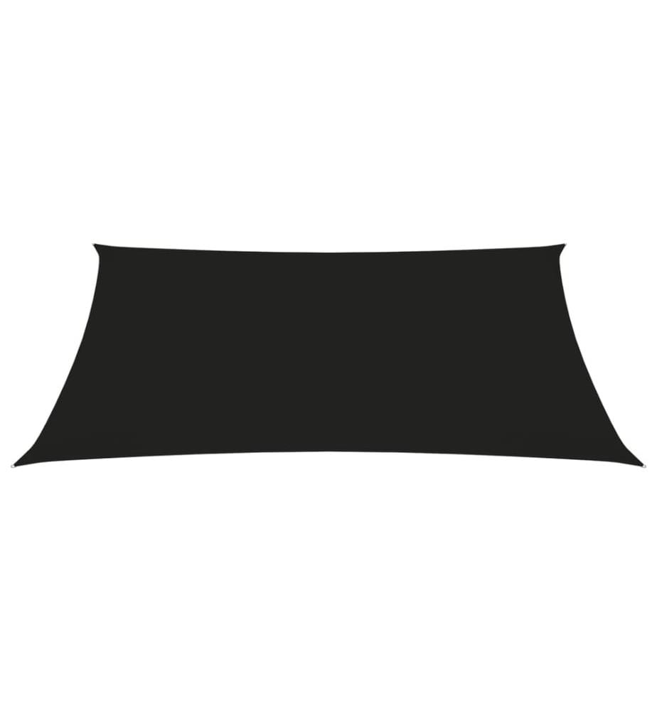 Sonnensegel Oxford-Gewebe Trapezform 3/4x3 m Schwarz