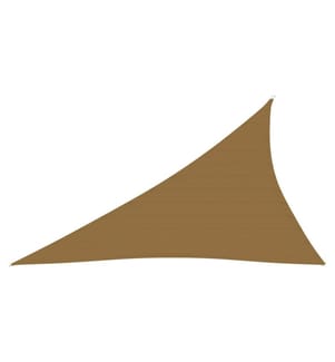 Sonnensegel 160 g/m² Taupe 3x4x5 m HDPE