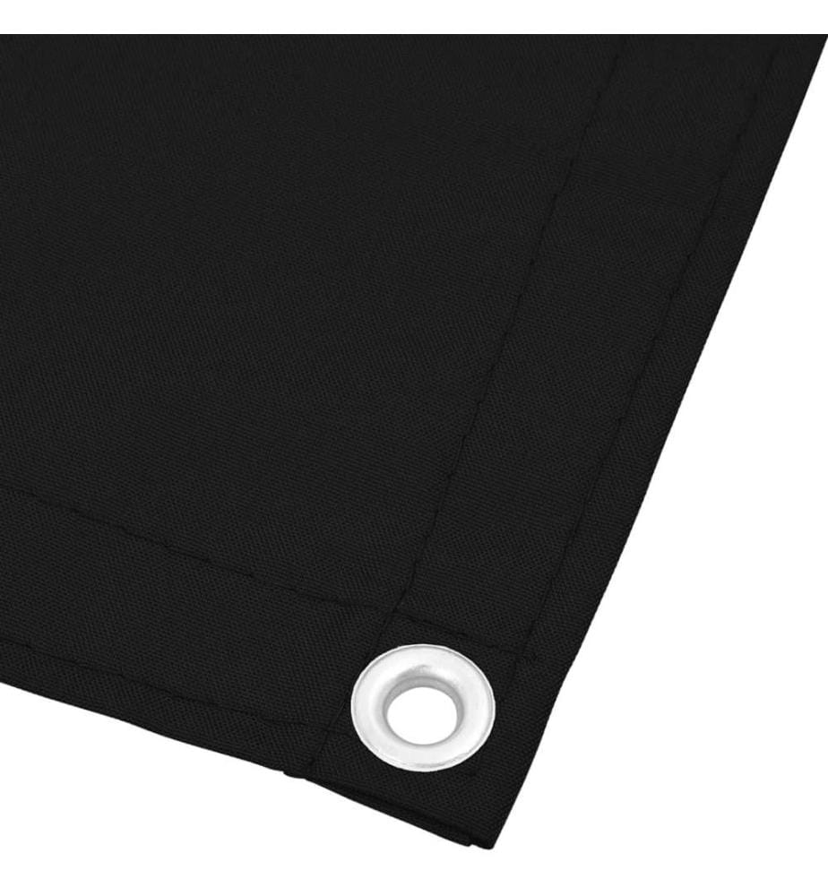 Balkon-Sichtschutz Schwarz 75x800 cm 100 % Polyester-Oxford