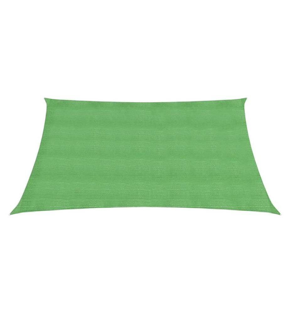 Sonnensegel 160 g/m² Hellgrün 3/4x2 m HDPE