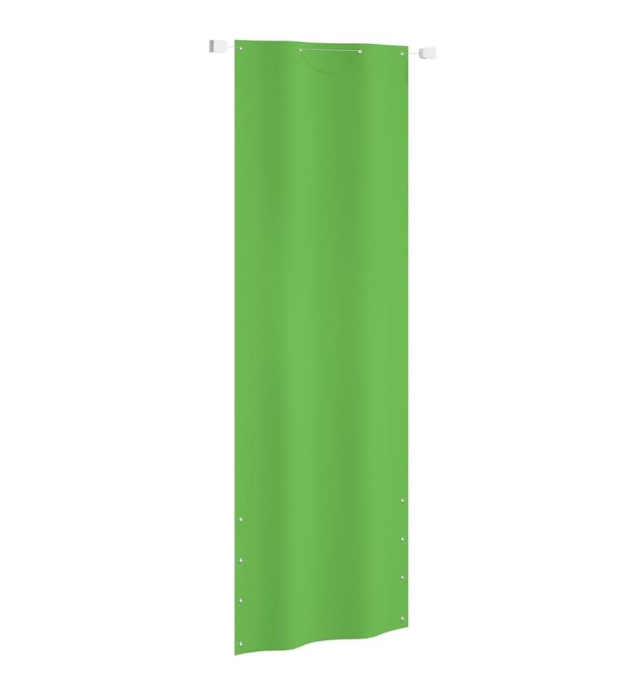 Balkon-Sichtschutz Hellgrün 80x240 cm Oxford-Gewebe