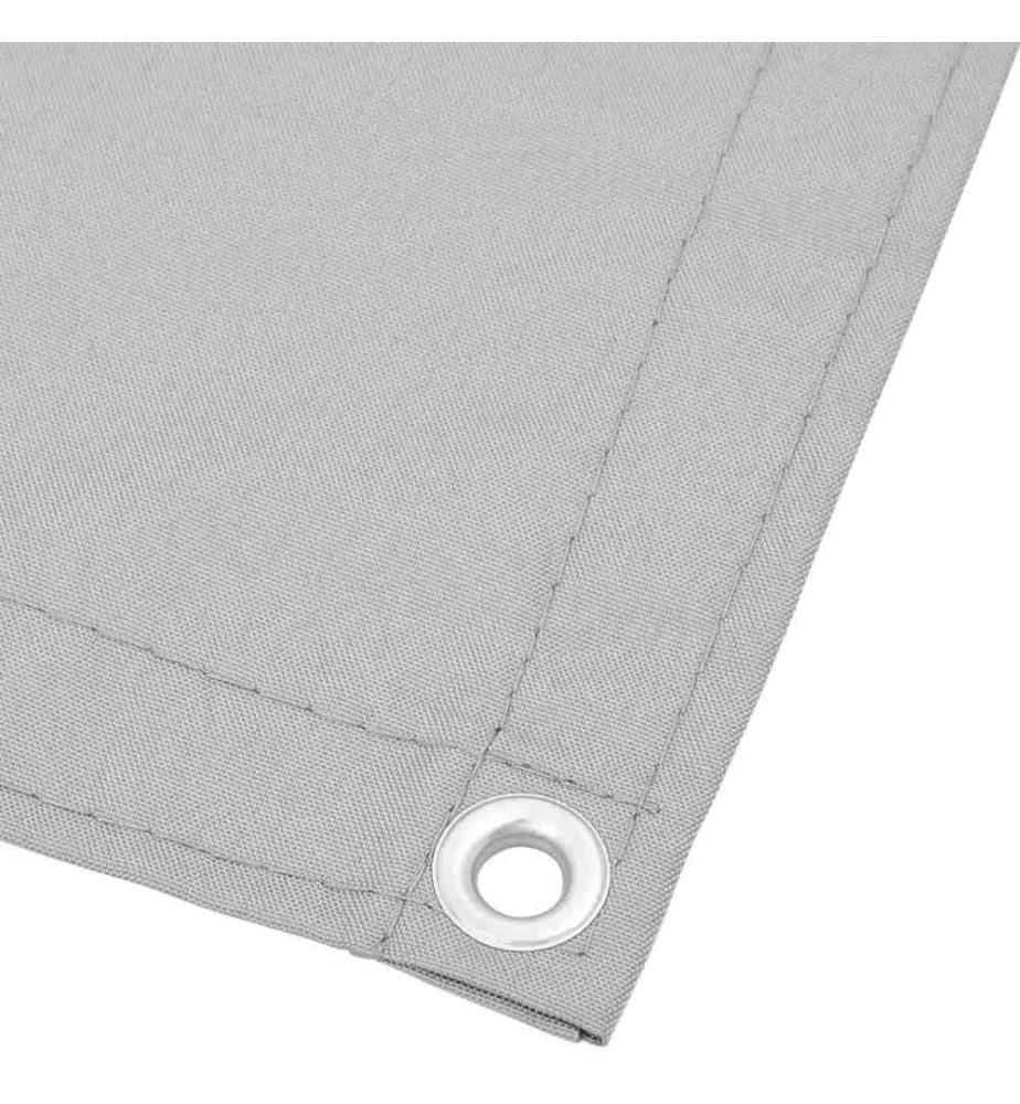 Balkon-Sichtschutz Hellgrau 75x400 cm 100 % Polyester-Oxford