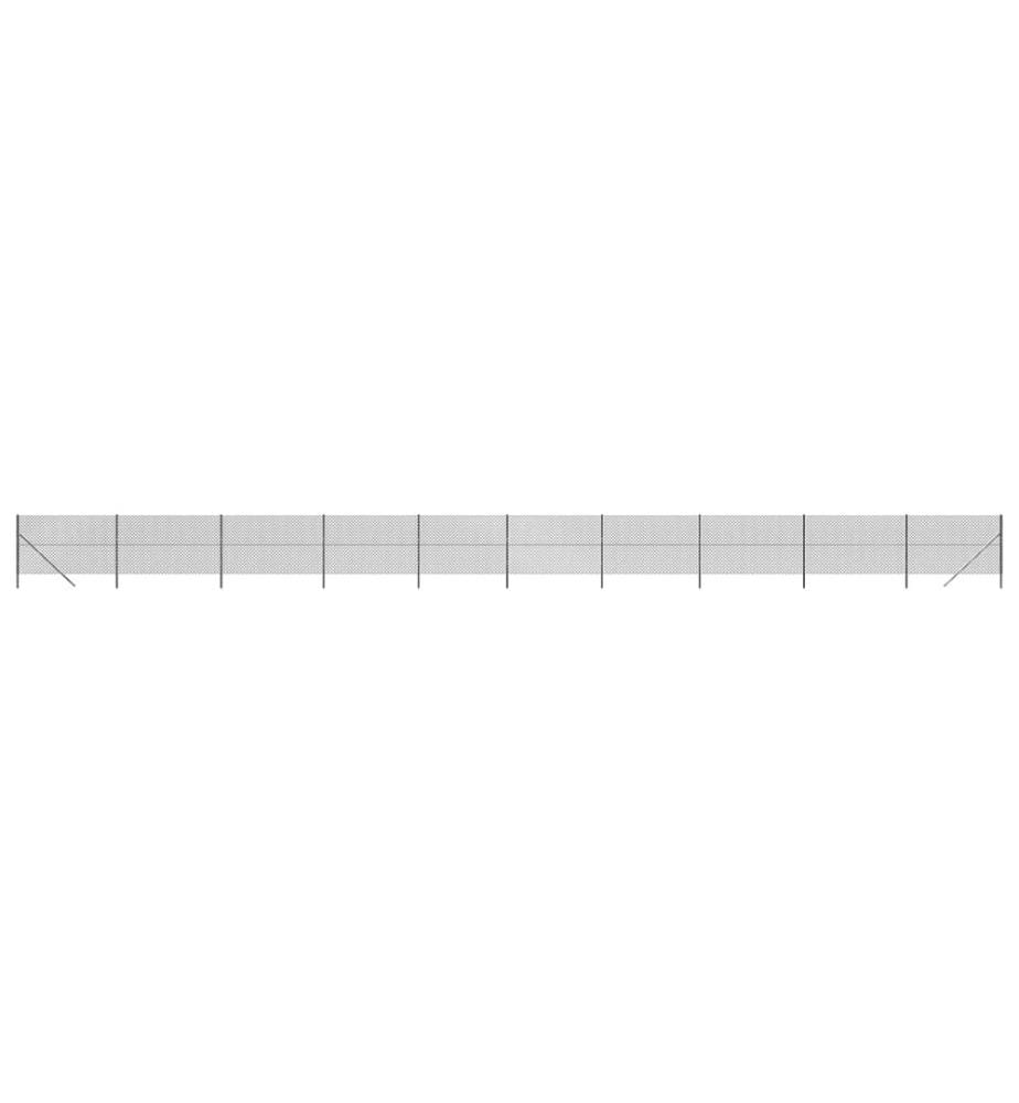 Maschendrahtzaun Anthrazit 1,6x25 m
