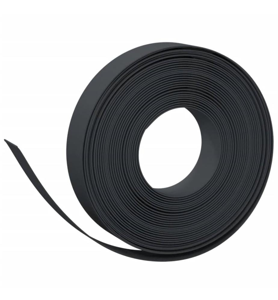 ABB Bordure De Jardin Noir 10 M 20 Cm Polyéthylène - Qqmora - KSR828