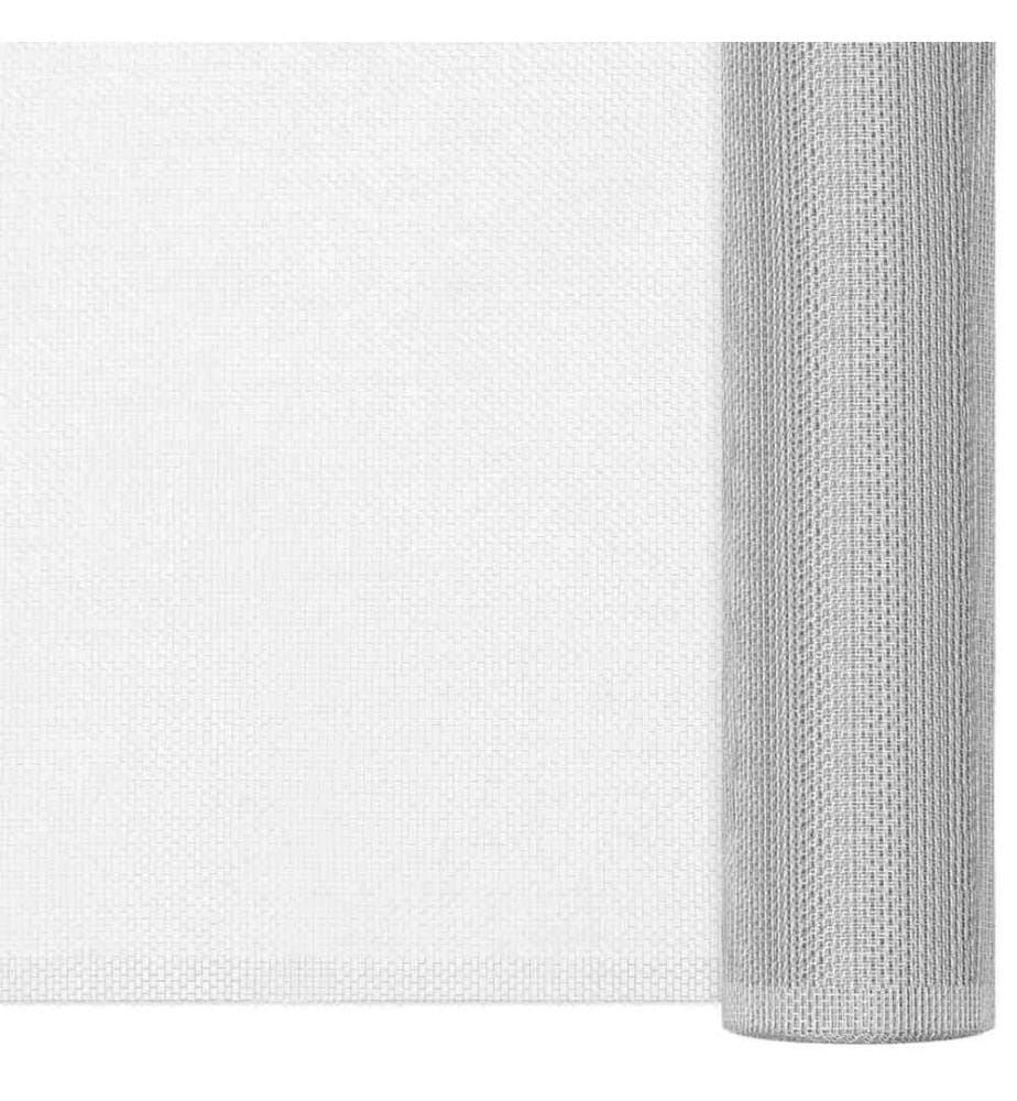 Fliegengitter Aluminium 80x2000 cm Silbern