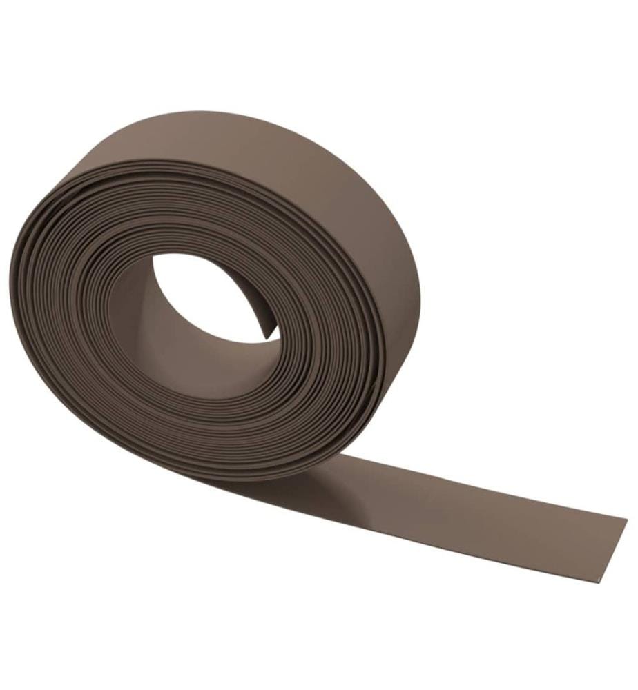 Rasenkante Braun 10 m 15 cm Polyethylen