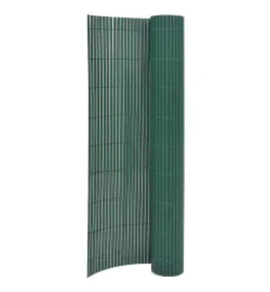 Gartenzaun Doppelseitig 110x500 cm Grün